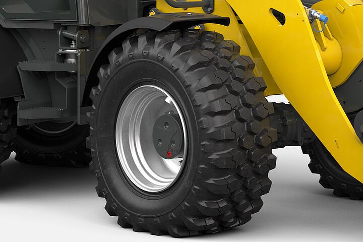 Wacker Neuson wheel loader WL52, tyres
