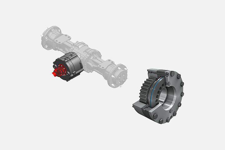Wacker Neuson wiellader WL28, meervoudige schijfremoliebad