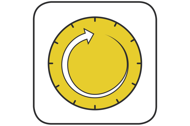 External vibrator AR64 Illustration Wacker Neuson running time unlimited