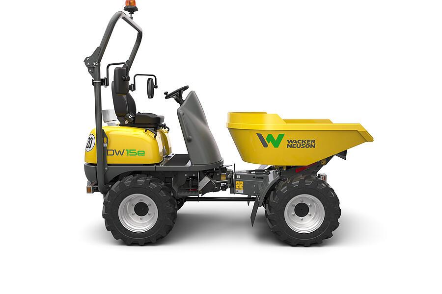 Dumper sur pneus électrique DW15e