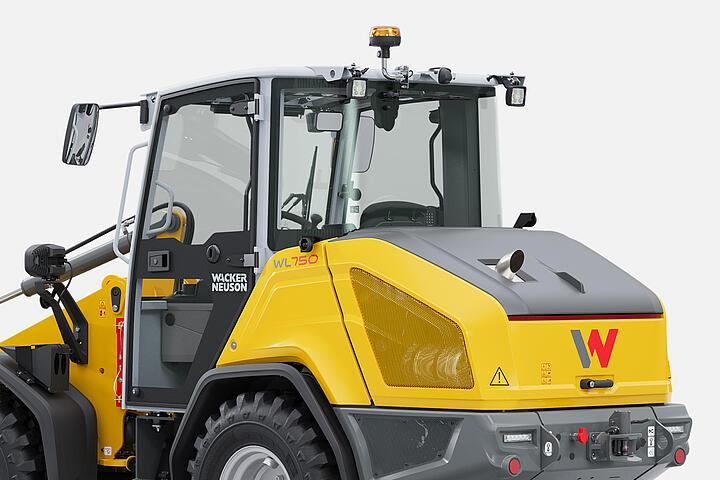 Wacker Neuson wheel loader WL750 cabin, studio