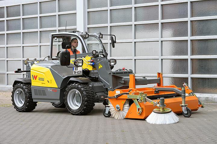 Wacker Neuson teleskopik taşıyıcı TH412, Yüksek hidrolik güç