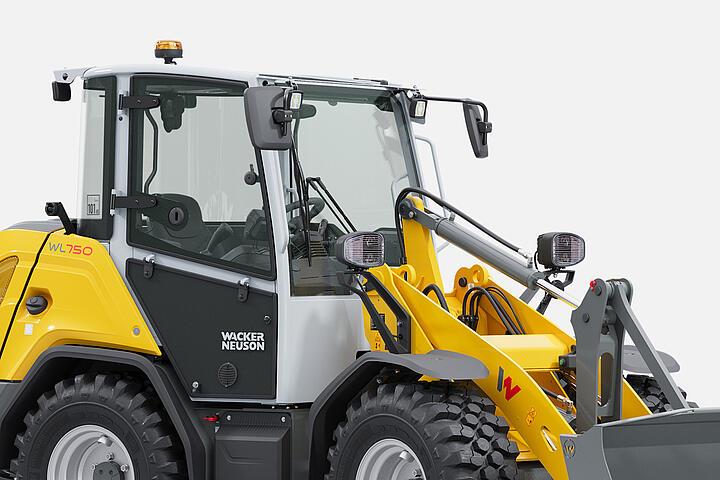 Wacker Neuson wheel loader WL750 equipment, studio