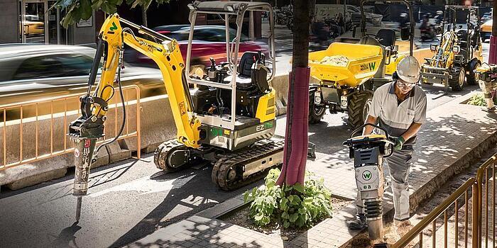 zero emission products on construction site