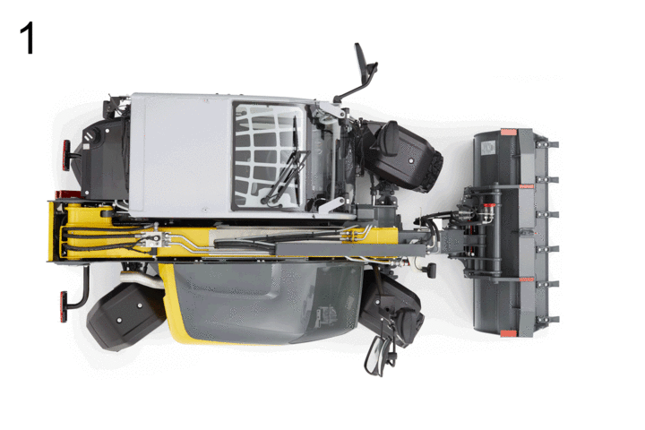 Wacker Neuson telehandler TH522, three steering modes