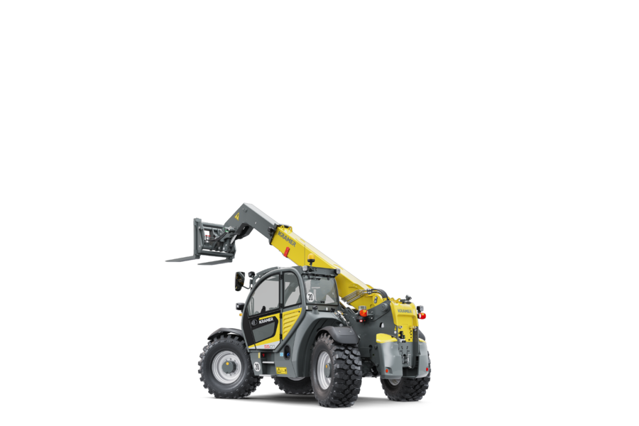 The Kramer telehandler 5507 in a studio.