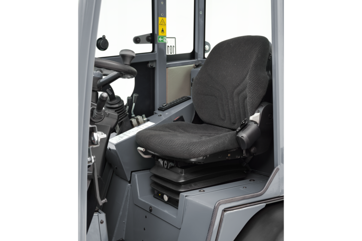 Wacker Neuson wheel loader WL250, Joystick console not spring-mounted on the driver seat