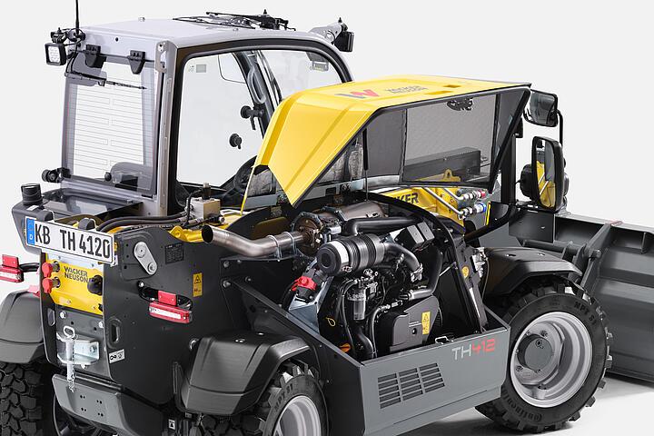 Телескопический погрузчик Wacker Neuson TH412, капот