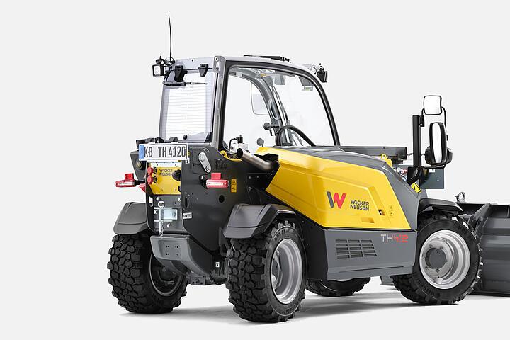Wacker Neuson telehandler TH412, Trailer operation