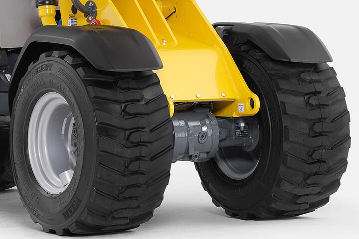 Wacker Neuson wheel loader WL28, differential lock