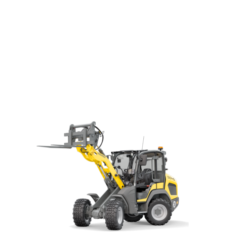 A rendering of the wheel loader 5045 from Kramer.