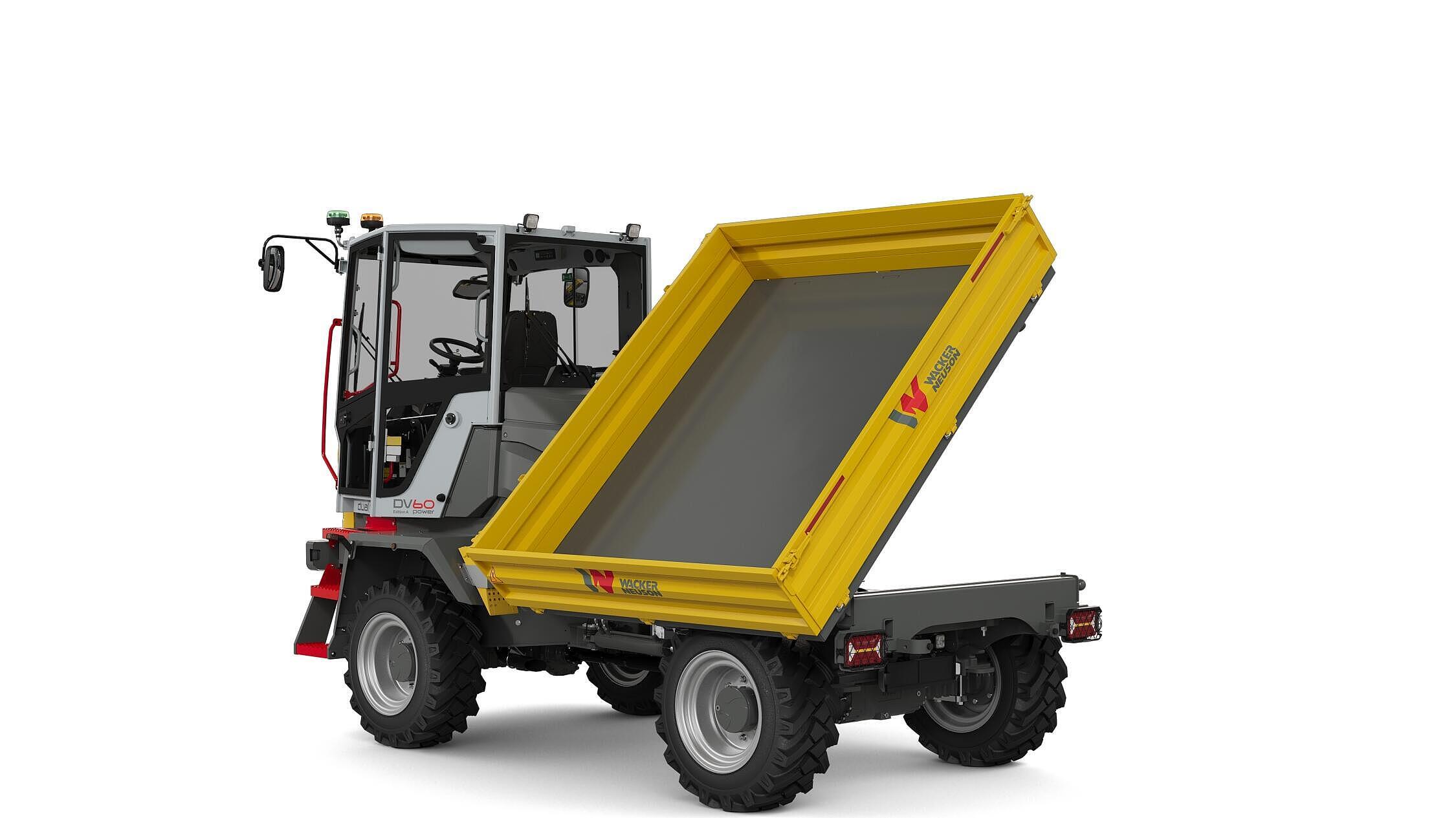 Dumper mit Muldenwechselsystem 