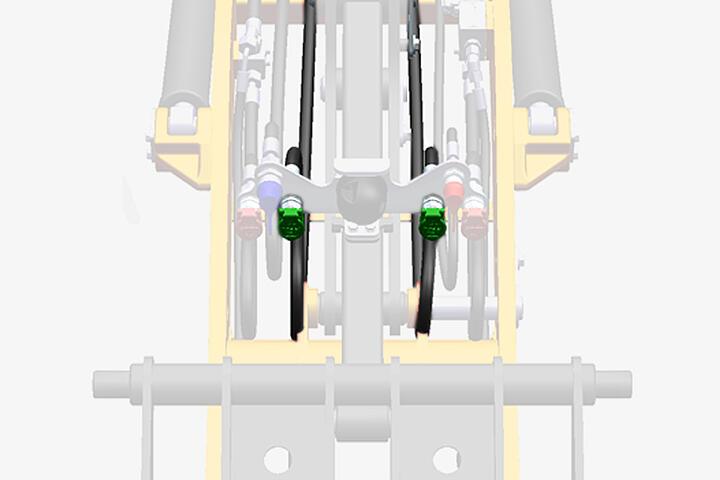 Фронтальный погрузчик Wacker Neuson WL20-WL95, схема управления