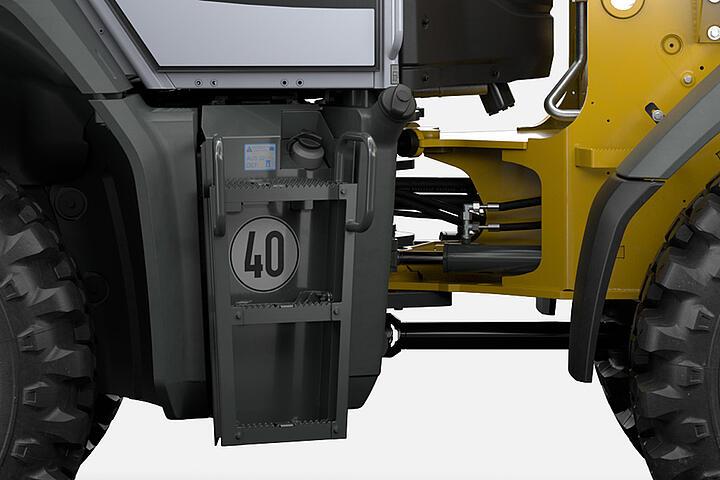 Wacker Neuson wheel loader WL95, WL110, Vibration damping