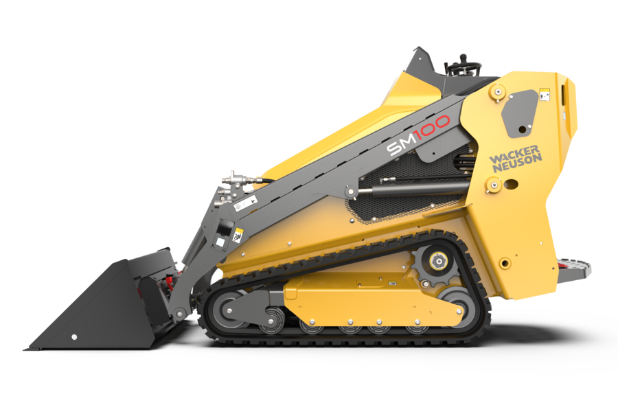 Carregadeira de esteira utilitária SM100