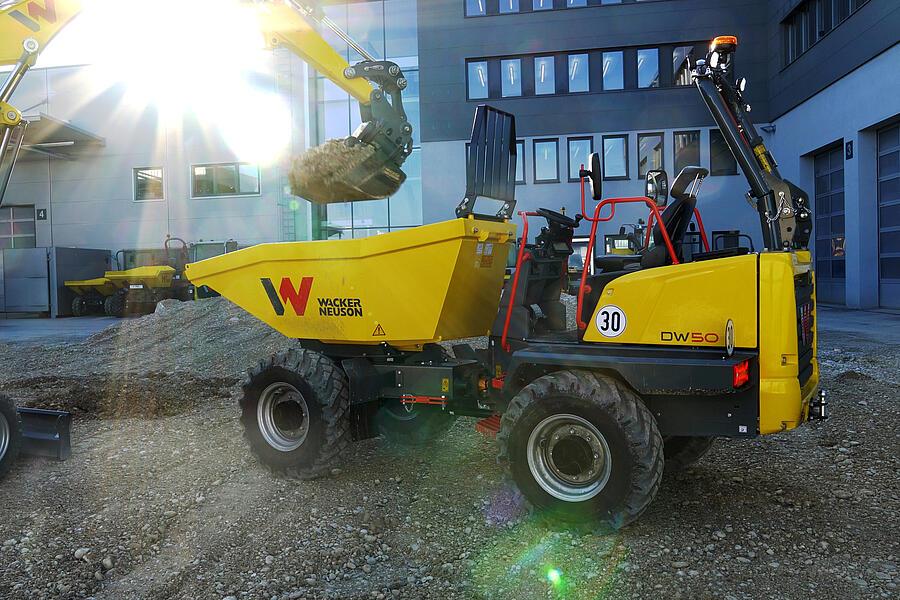 DW50 Dumper sobre ruedas