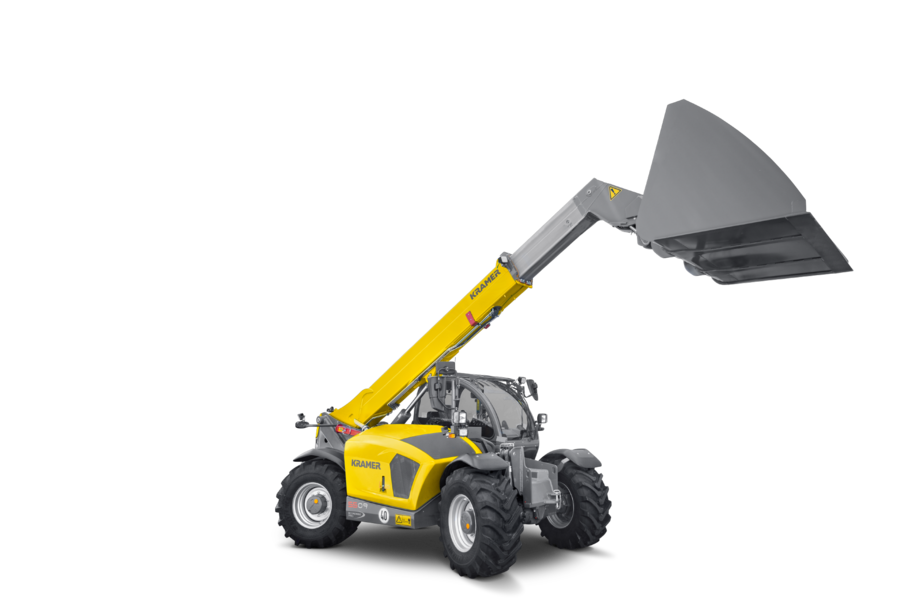 The Kramer telehandler 5509 in a studio.