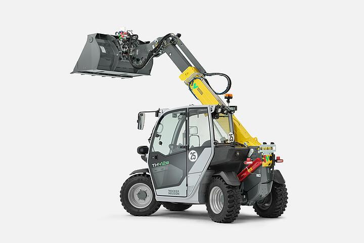 Телескопический погрузчик Wacker Neuson TH412 с низким уровнем выбросов, студия