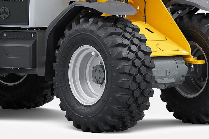 Lastik tekerlekli yükleyici WL750