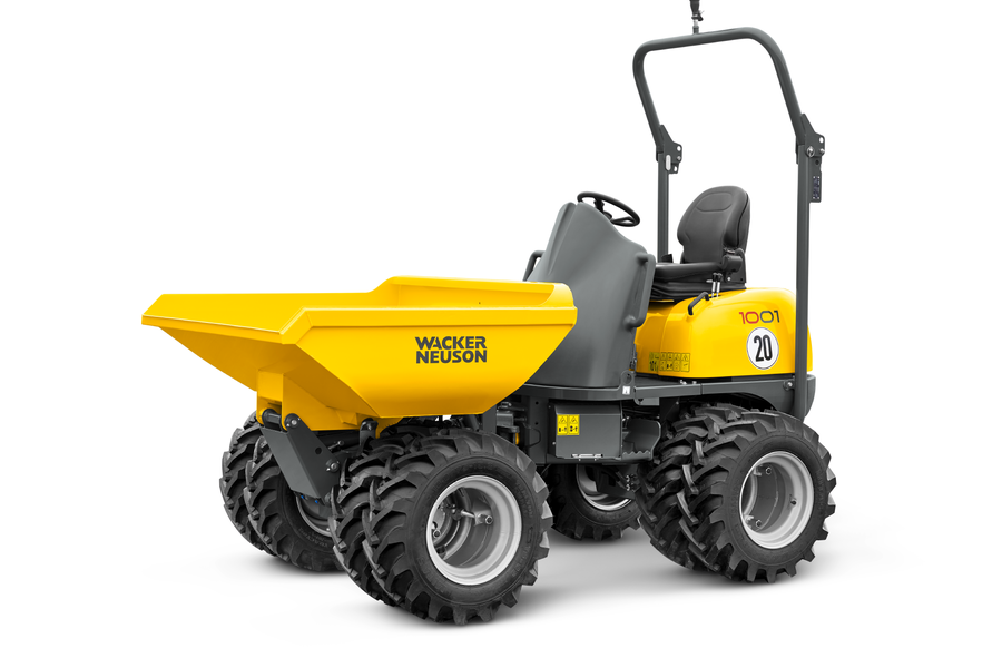 Wheel dumper 1001 with twin tires