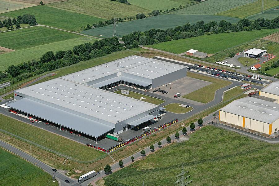 Luftaufnahme Wacker Neuson Standort Korbach.