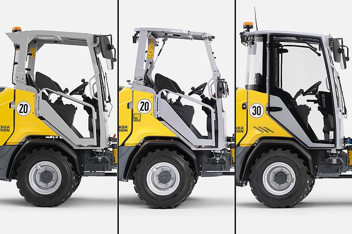 Wacker Neuson tekerlekli yükleyici WL20-WL110, Sürücü standı