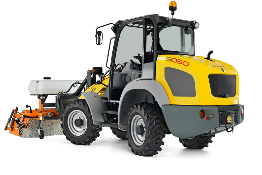 A rendering of the Kramer wheel loader 5050.