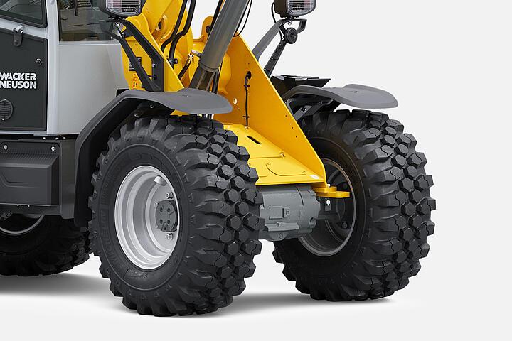 Wacker Neuson wheel loader WL750 differential lock, studio