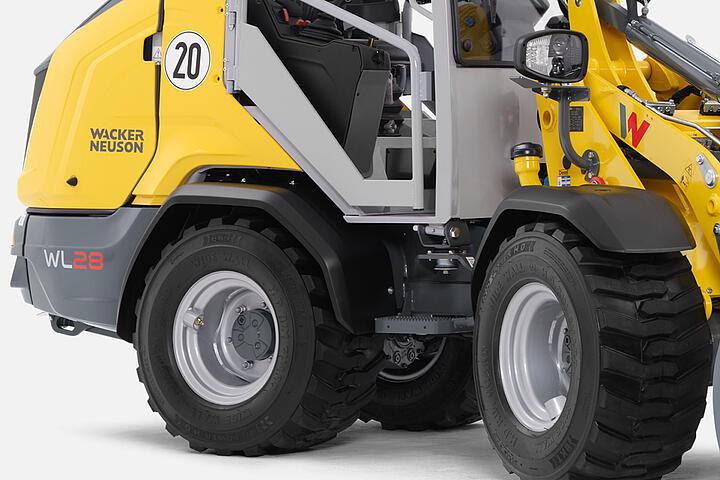Wacker Neuson wheel loader WL28, easy entry