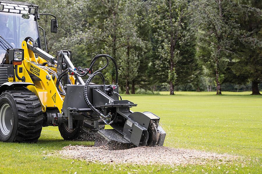 Wacker Neuson attachment, Stump grinder