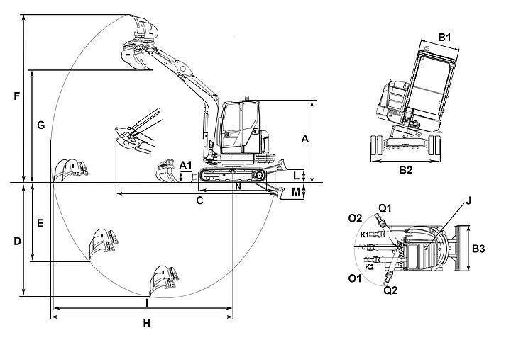 ET35 EZ36 Dimensions