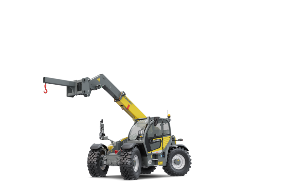 The Kramer telehandler 5507 in a studio.