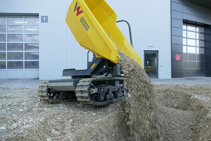 DT23 with tilt and turn skip when unloading ballast