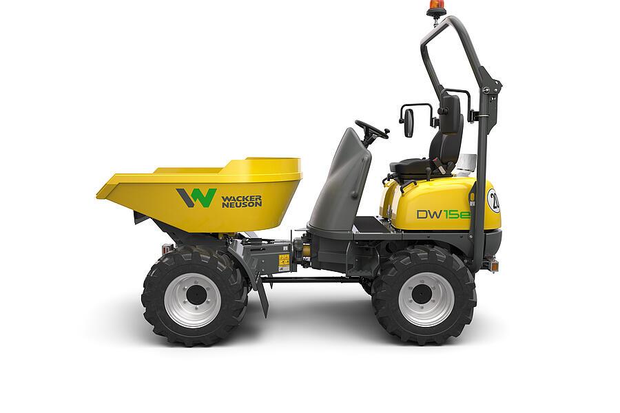 Dumper sur pneus électrique DW15e