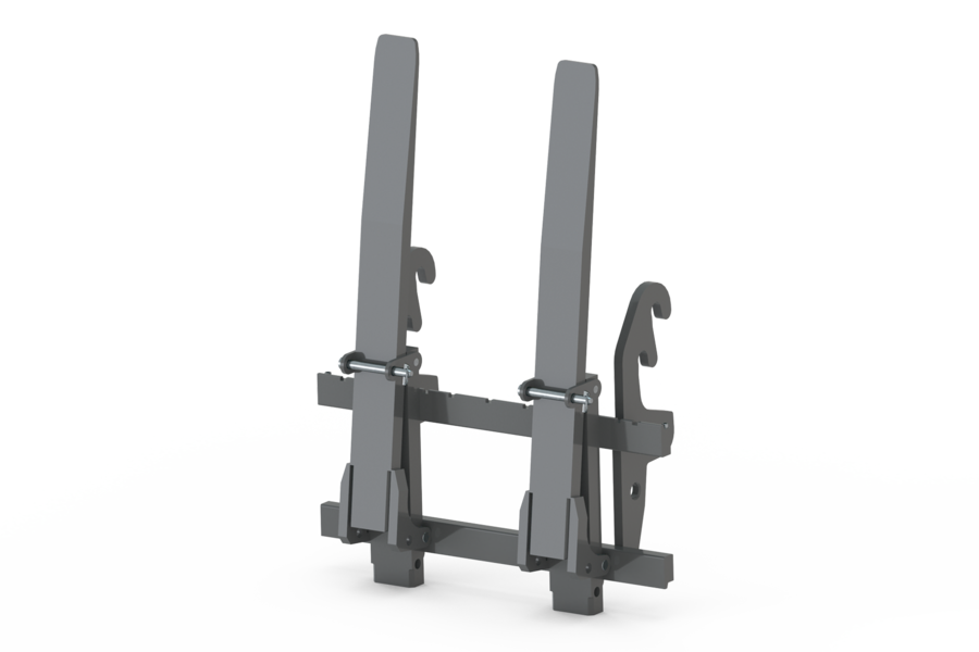 Wacker Neuson attachment, Fold-down pallet fork