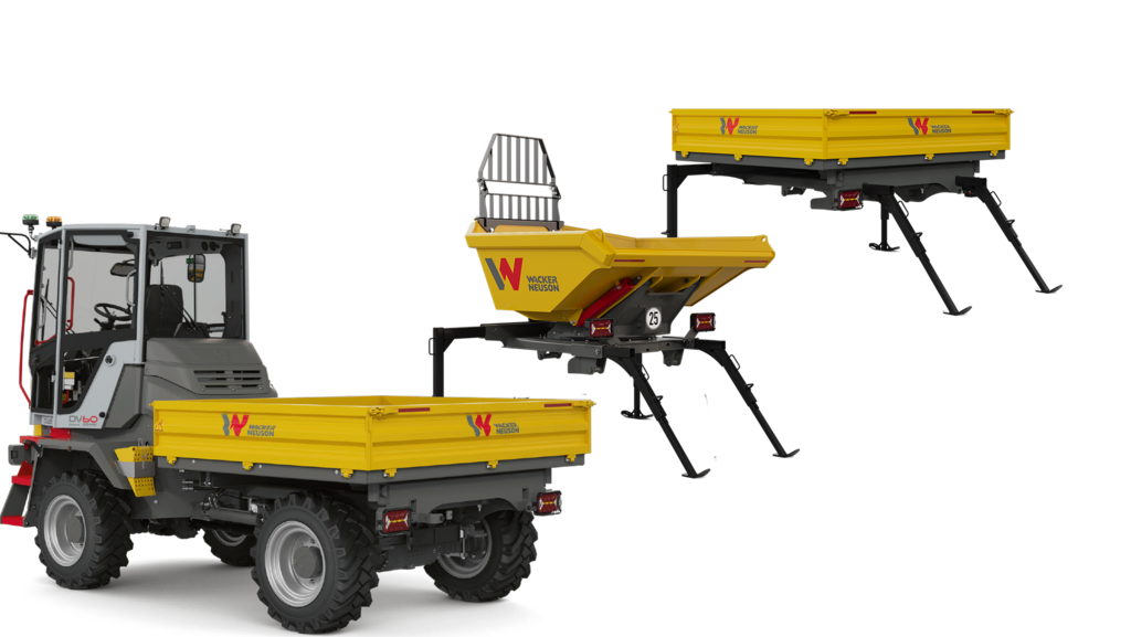 WN_Dumper_Muldenwechsel_Mulden_neu.png Dumper DV60 with two changing skips