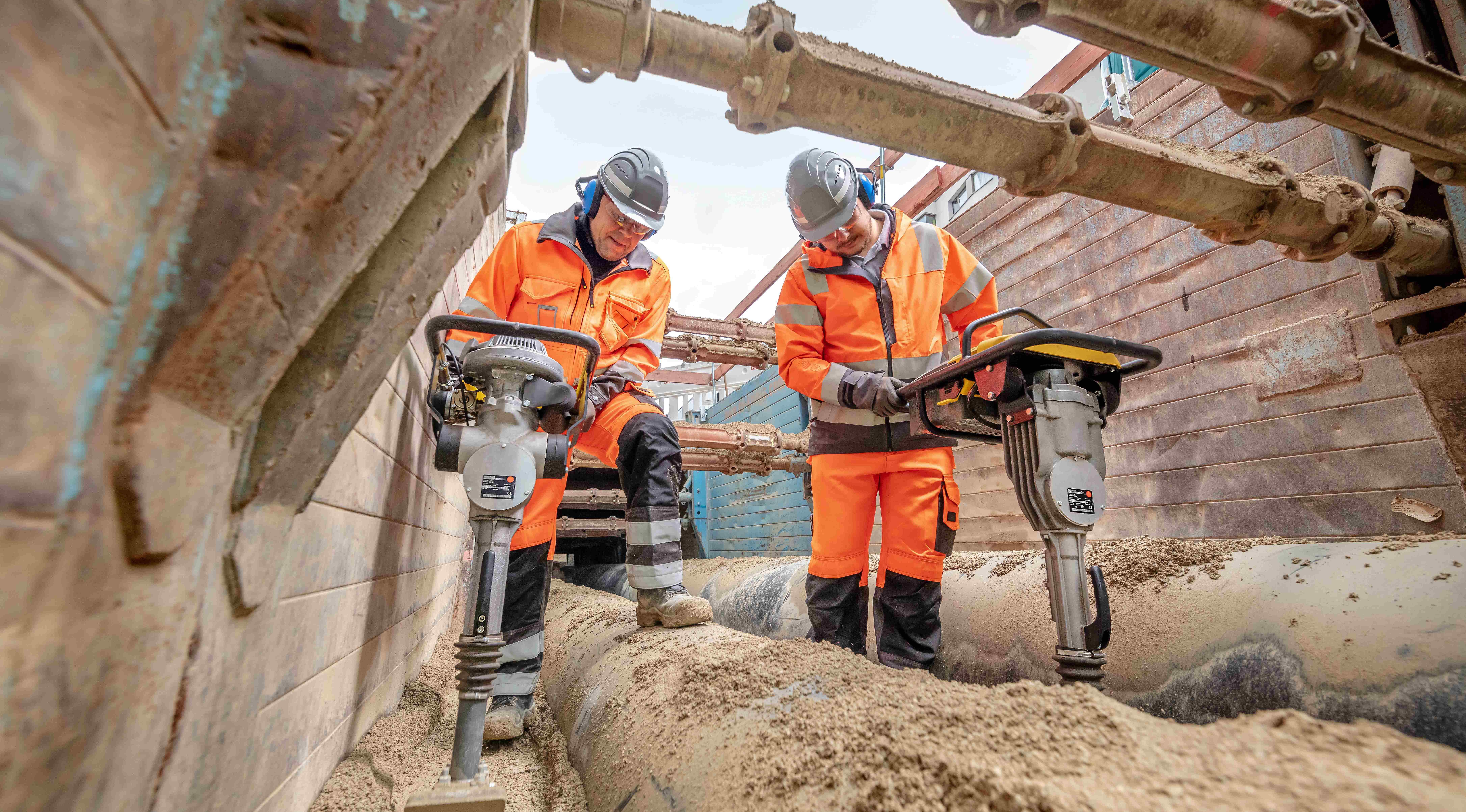 rammer BS30 and AS30e in action