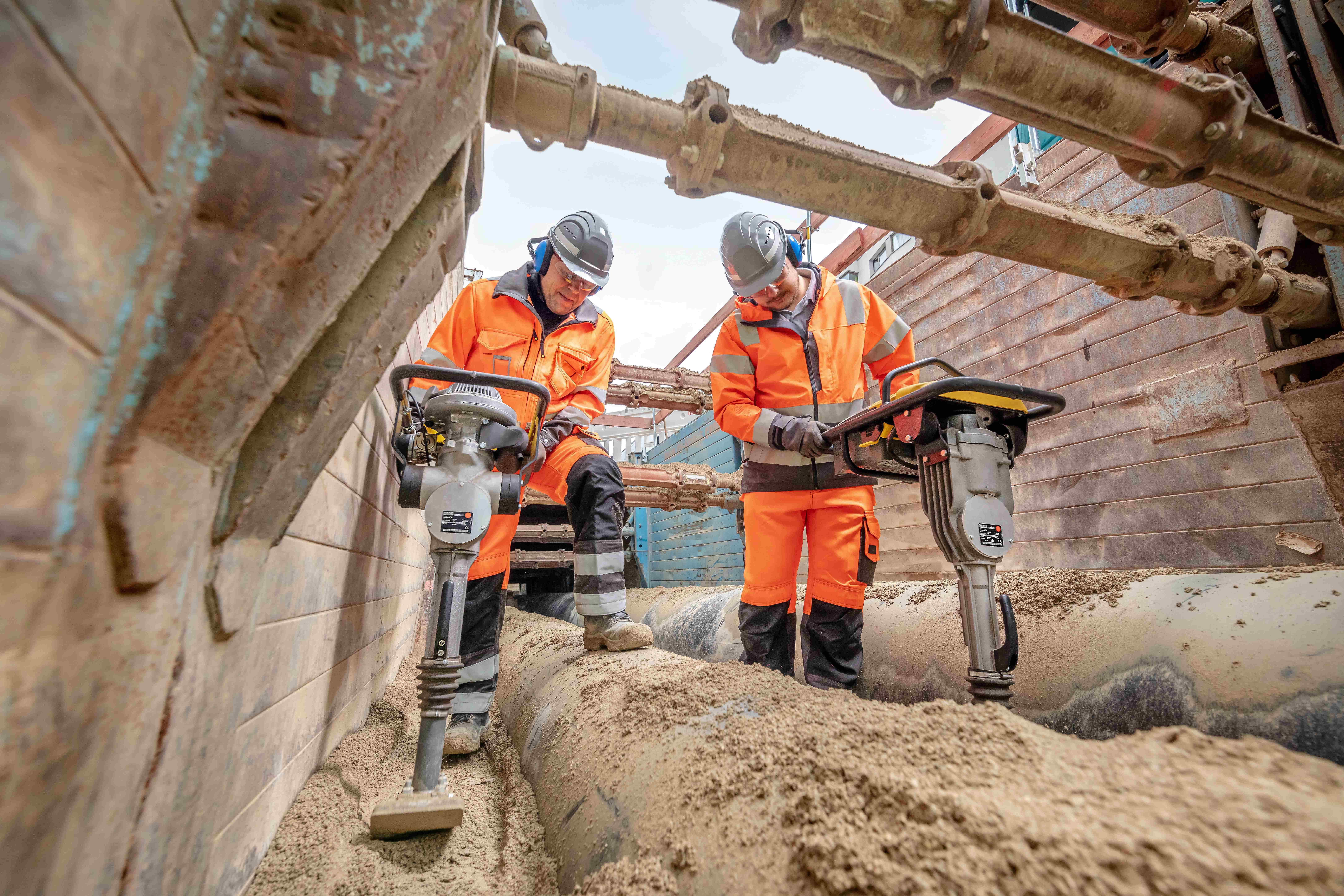 rammer BS30 and AS30e in action