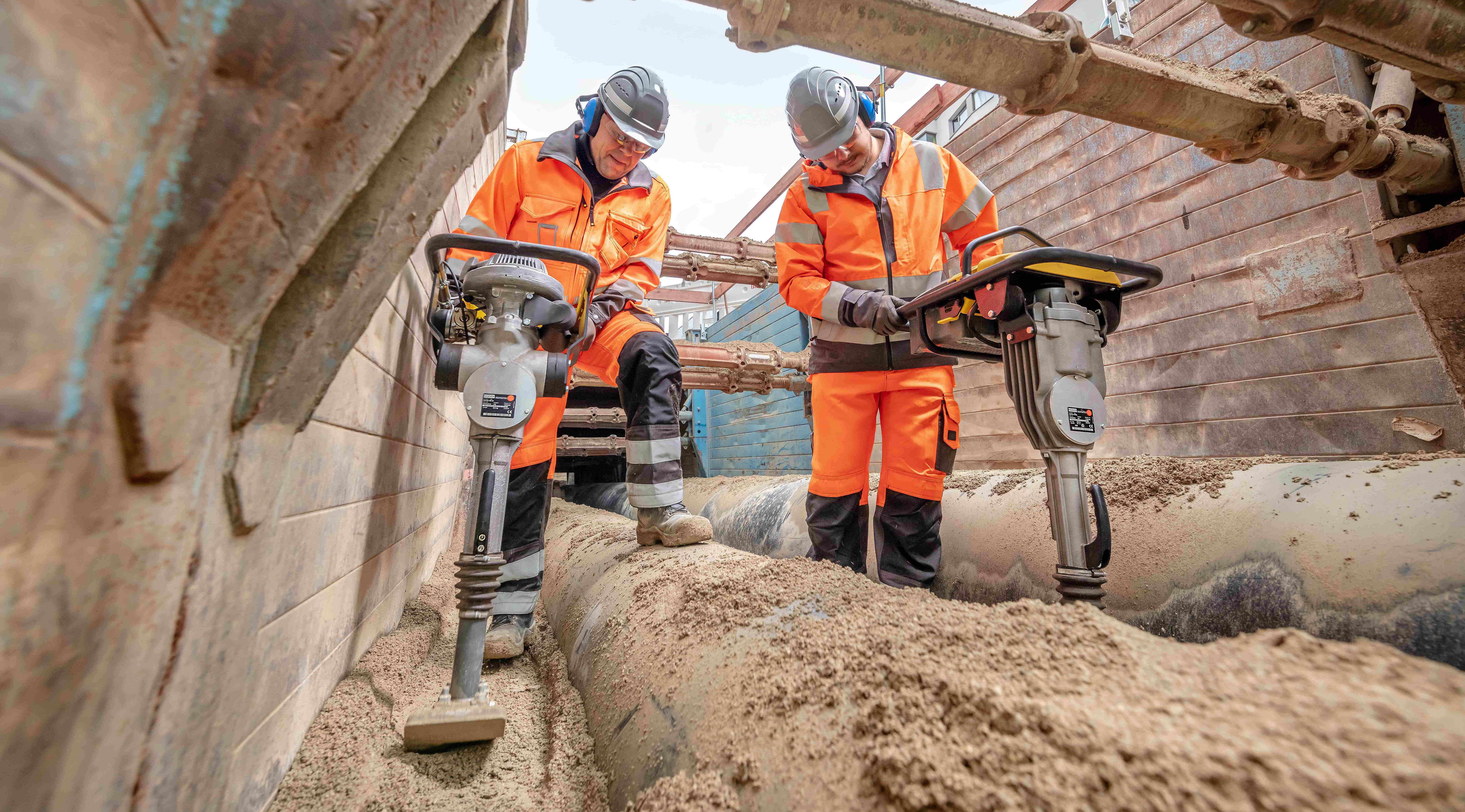 rammer BS30 and AS30e in action