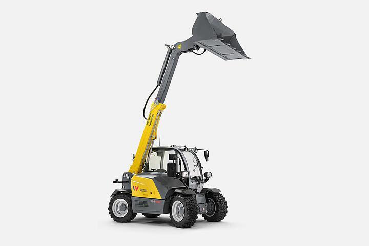 Wacker Neuson telehandler TH412, telescopic boom