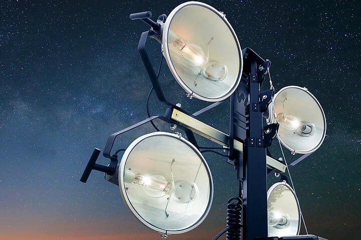 LTW20 Wide Body Vertical Mast Light Towers