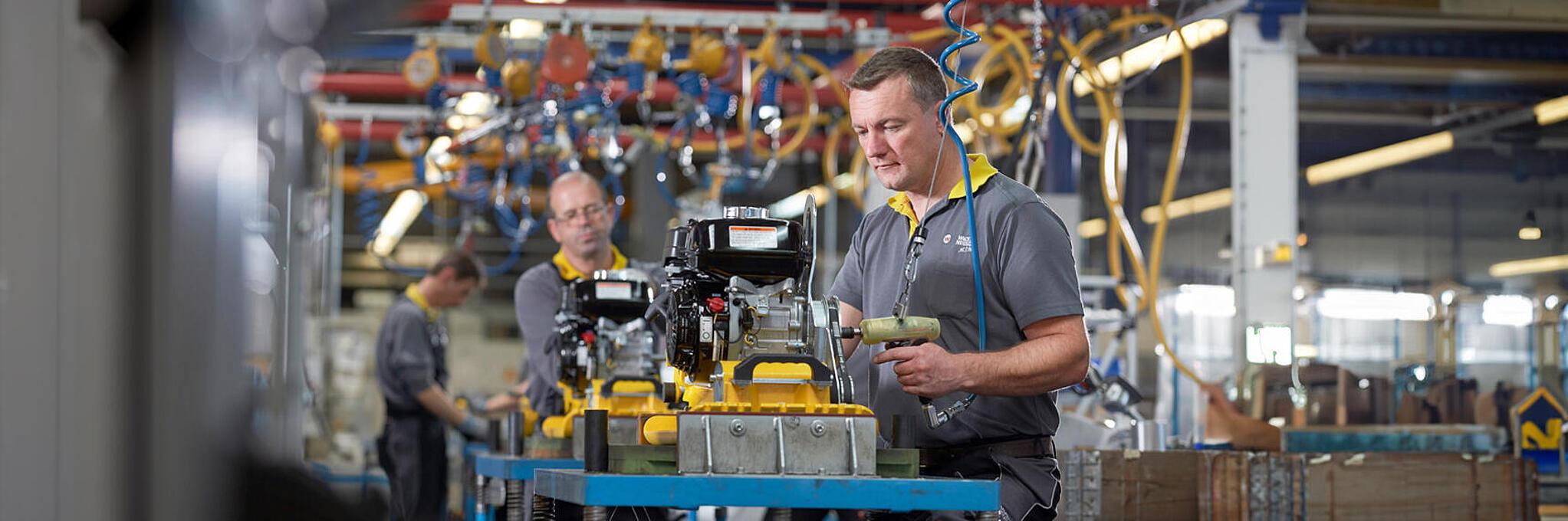 Wacker Neuson production hall in Reichertshofen, Germany