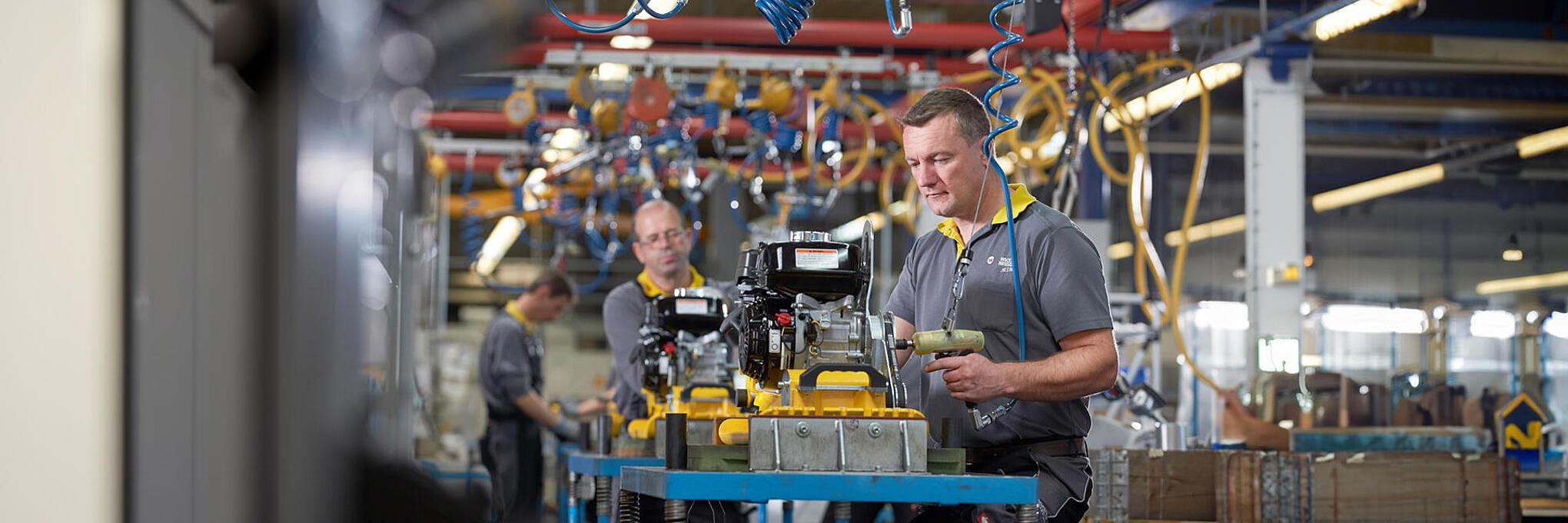 Wacker Neuson production hall in Reichertshofen, Germany