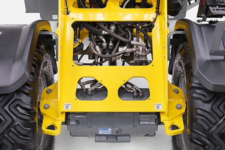 Wacker Neuson tekerlekli yükleyici WL750, WL950, WL1150 servis kapağı ön ucu, stüdyo