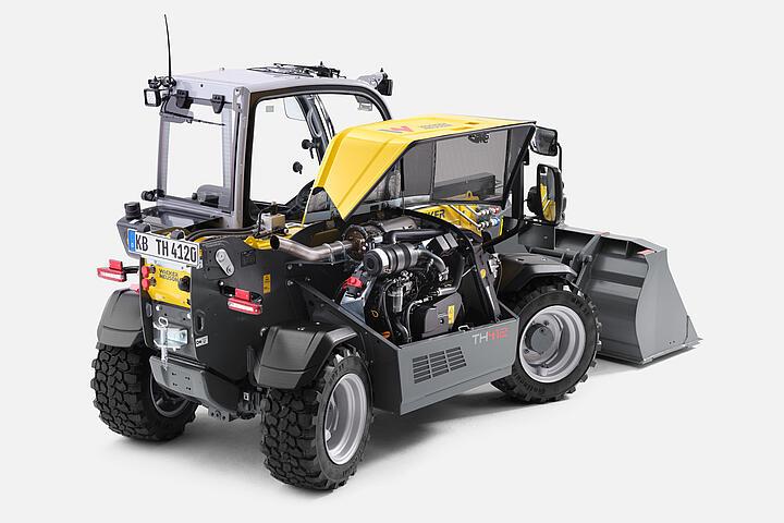 Wacker Neuson telehandler TH412, Service accessibility