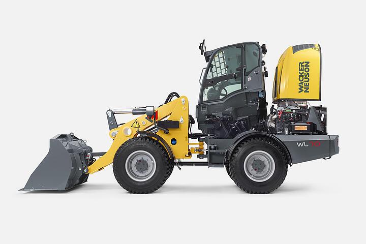 Wacker Neuson wheel loader WL70, Tiltable cabin