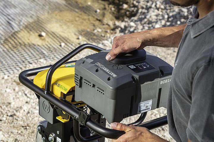 Electric rammer AS30e Battery change battery-powered rammers AS50e AS60e