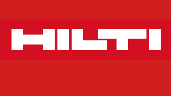 Hilti Logo auf Rot