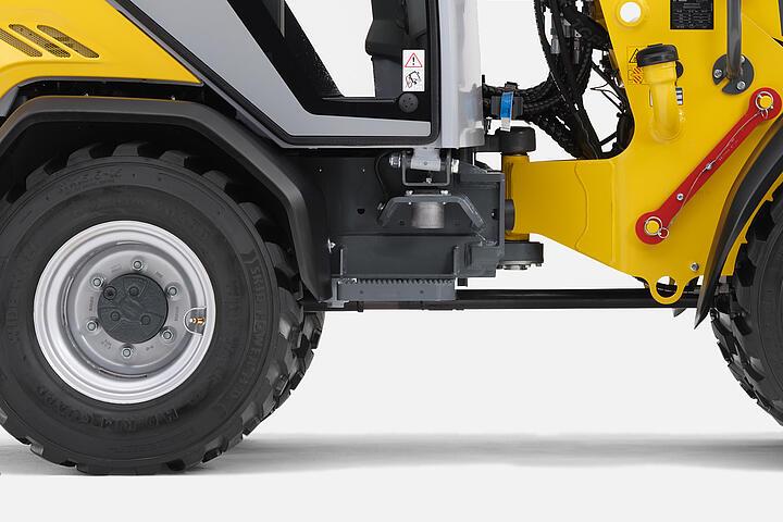 Wacker Neuson wheel loader WL28, Cab suspension