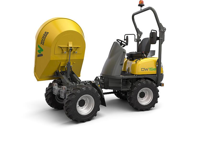 Dumper sur pneus électrique DW15e